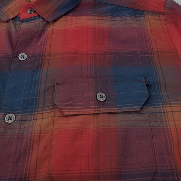 Kuhl Men's Plaid Outdoors Hiking Comfort Fit Casual Button Down Shirt Sz M - Picture 16 of 16